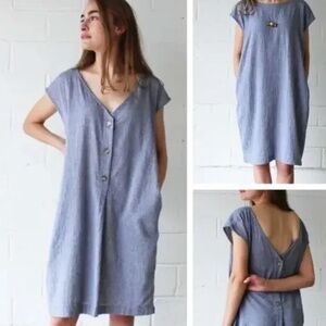 Esby dress size S small gray